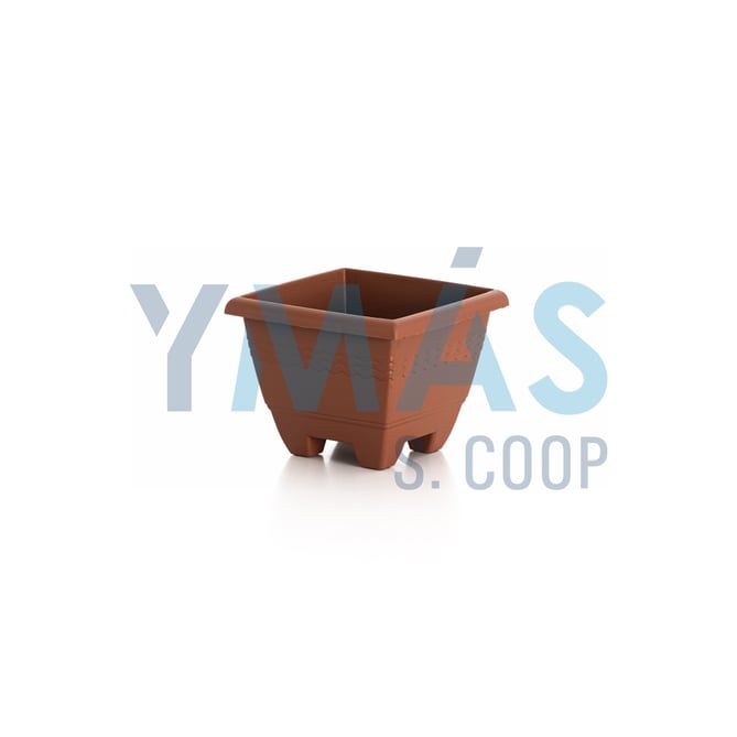 MACETA GARDENIA PLASTICO 26X26X21CM