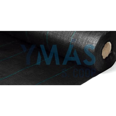 MALLA ANTIHIERBAS 100GR/M2 NEGRA 1X10M
