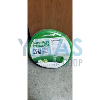 MANGUERA SUPERFLEX 3 CAPAS VERDE 15X20 25M NATUUR