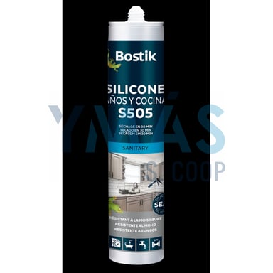 SILICONA ANTIMOHO BAÑO Y COCINA S505 TRANS 280ML