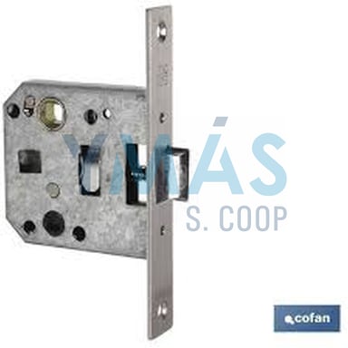 PICAPORTE UNIFICADO DE 47 INOX.E3504/50 CANTO CUAD