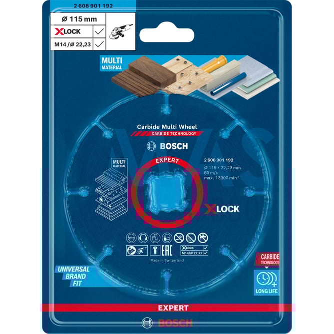 DISCO CORTE MULTIMATERIAL 115X22,23MM