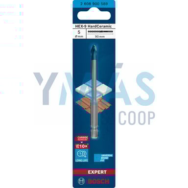 BROCA EXPERT HEX-9 HARDCERAMIC 5X90MM