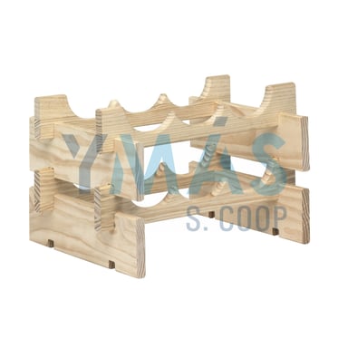 BOTELLERO APILABLE  MERLOT  6 BOTELLAS