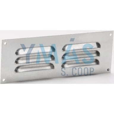 REJILLA 5X15 PLATEADA C/MOSQUITERA C/GANCHO