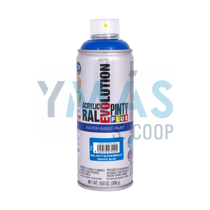 PINTURA SPRAY ACRILICA B. AGUA AZUL TRAFICO 400ML