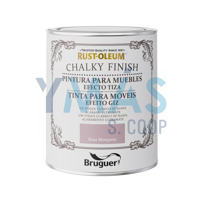 PINTURA PARA MUEBLES CHALKY ROSA MOSQUETA 750ML