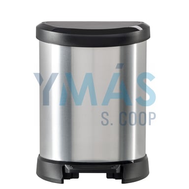CUBO BASURA C/PEDAL 5L INOX DECOBIN