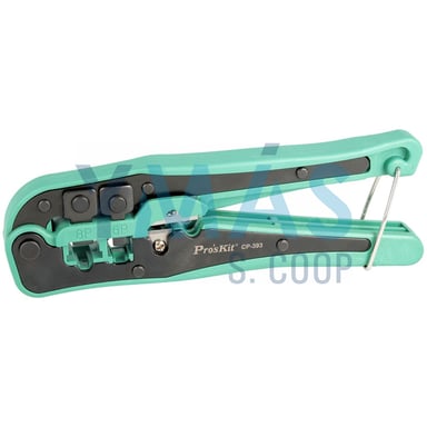 CRIMPADORA P/TERMINALES RJ11/RJ12/RJ45 C.METALICO