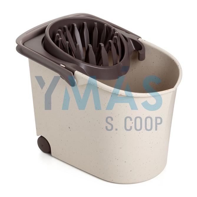 CUBO FREGAR C/ESCURRIDOR 14L C/RUEDAS