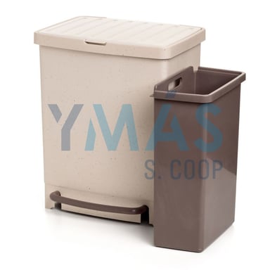 CUBO RECICLAJE 17L+ 8L ECOHOME