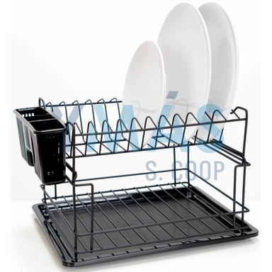 ESCURREPLATOS DOBLE NEGRO