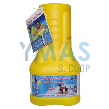 DOSIFICADOR AUTOMATICO MINIPISCINAS 3 ACCIONES 1KG