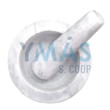 MORTERO MARMOL BLANCO 12CM