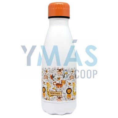 BOTELLA TERMO DOBLE PARED JUNGLA 350ML