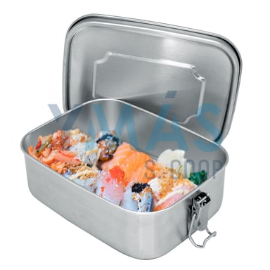 FIAMBRERA INOX RECTANGULAR 1,2L