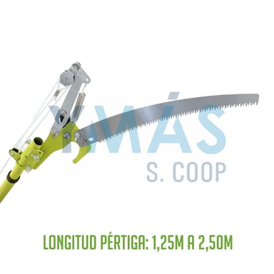 TIJERA CORTARRAMAS PERTIGA EXTENSIBLE 1,25-2,50M