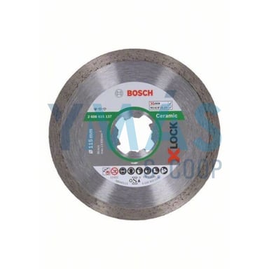 DISCO CORTE DIAMANTE X-LOCK 115X1.6MM CERMAMIC
