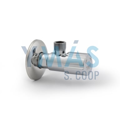 VALVULA ESCUADRA CIERRE CERAMICO 1/2 X 3/8 2UD
