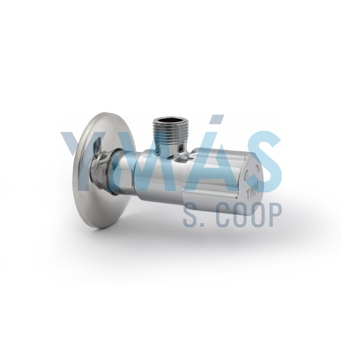 VALVULA ESCUADRA CIERRE CERAMICO 1/2 X 3/8 2UD