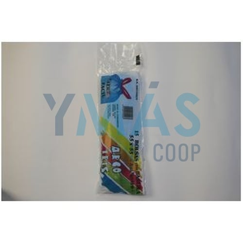 BOLSA DOMESTICA 55X55 BLANCA AUTOCIERRE 15UDS