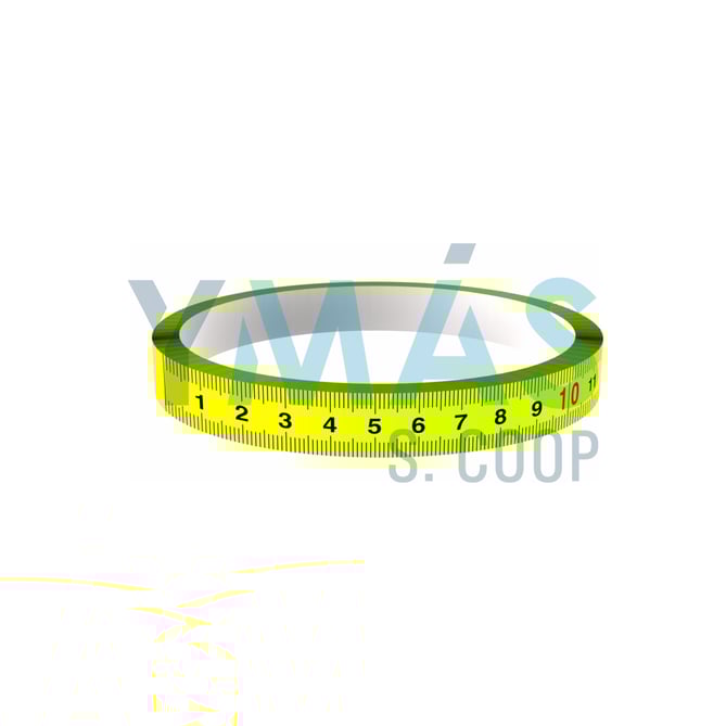 CINTA METRICA ACERO ADHESIVA 1X13MM AV