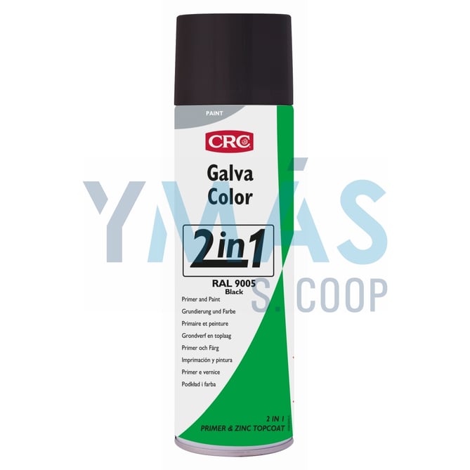 PINTURA SPRAY GALVACOLOR RAL 9005 NEGRO 500ML