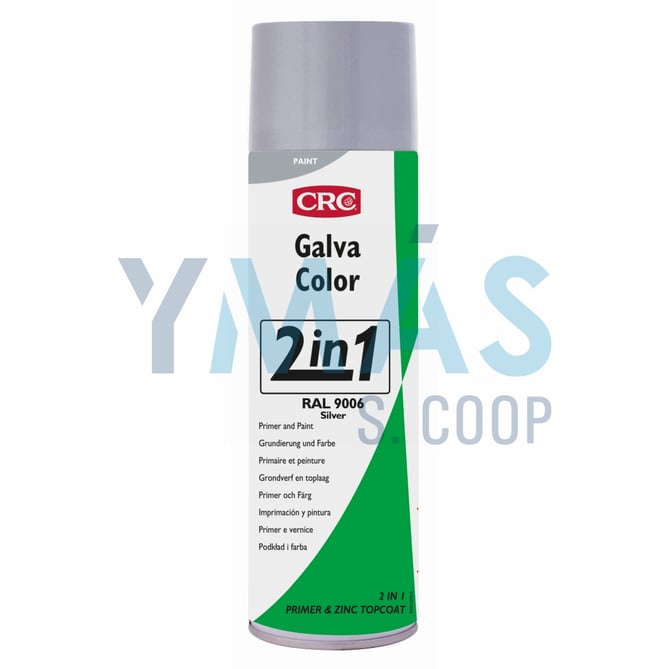 PINTURA SPRAY GALVACOLOR RAL 9006 PLATA 500ML