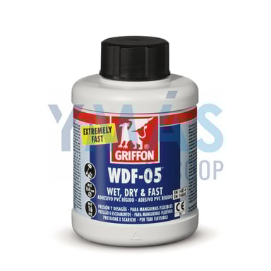 ADHESIVO PVC GRIFFON WDF-05 C/BROCHA 500ML