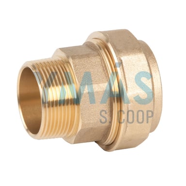 TERMINAL ROSCA M LATON PARA POLIETILENO 63X2