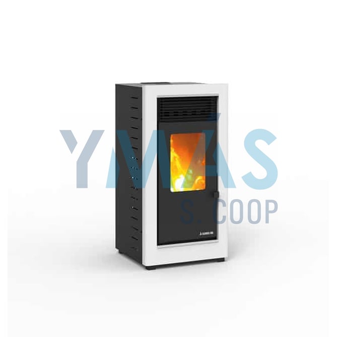 ESTUFA PELLET GRAZ S PLUS BLANCA 11,67KW