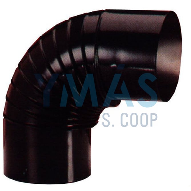 CODO ESTUFA RIZADO EXOLEÑA 110MM A 90º