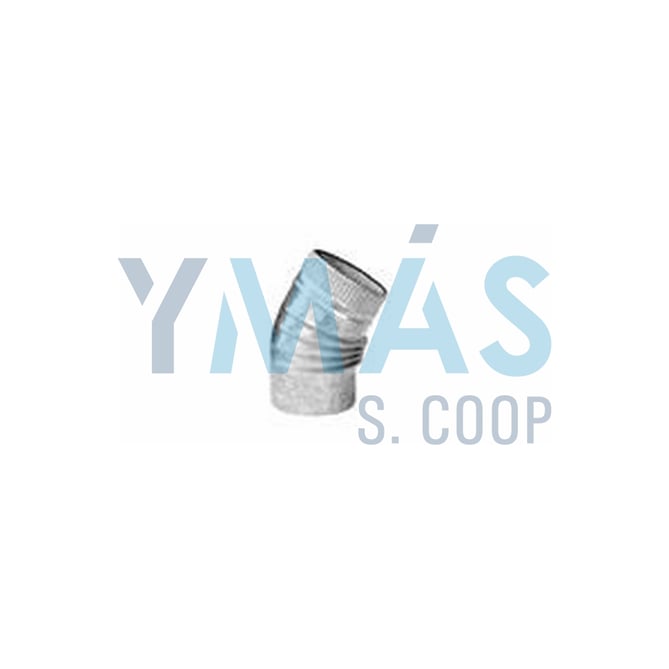 CODO ESTUFA SECTORES EXOGALVA 300MM A 45º(0.8)