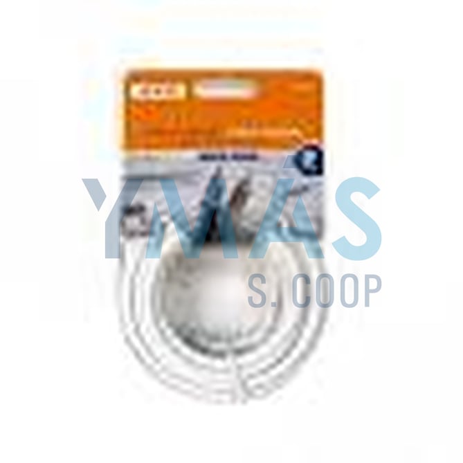 ROLLO CABLE COAXIAL BLANCO 5M COLGABLE