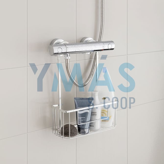 CESTILLO DUCHA COLGADOR GRIFO 1 ALTURA ALUMINIO