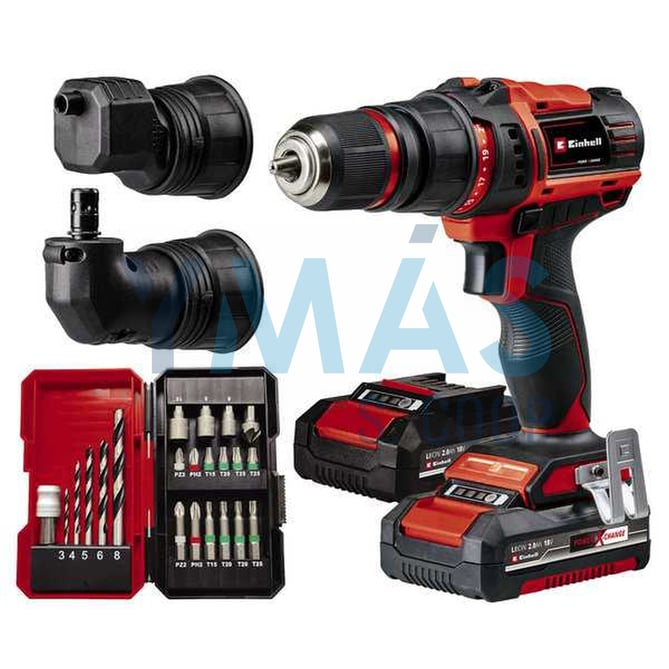 TALADRO ATORNILLADOR TE-CD 18/45 3X-LI 2BAT. 2.0AH