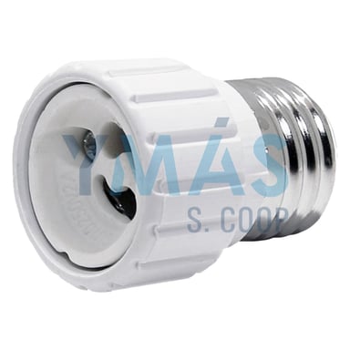 ADAPTADOR PORTALAMPARAS DE E-27 A GU10