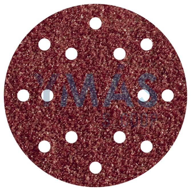 DISCO LIJA CORINDON GR.80 150MM(5 UNDS.)VELCRO