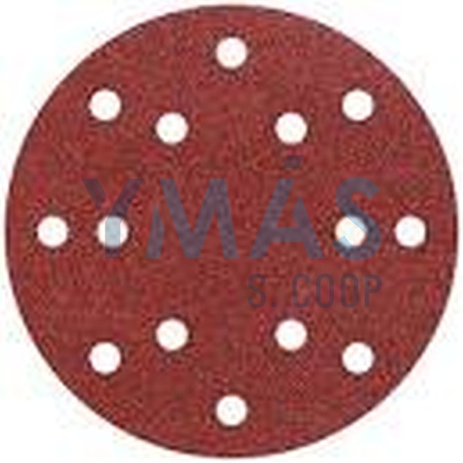 DISCO LIJA CORINDON GR.120 150MM(5 UNDS.)VELCRO
