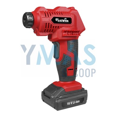 INFLADOR SOPLADOR BATERIA 16V +5BOQUILLAS