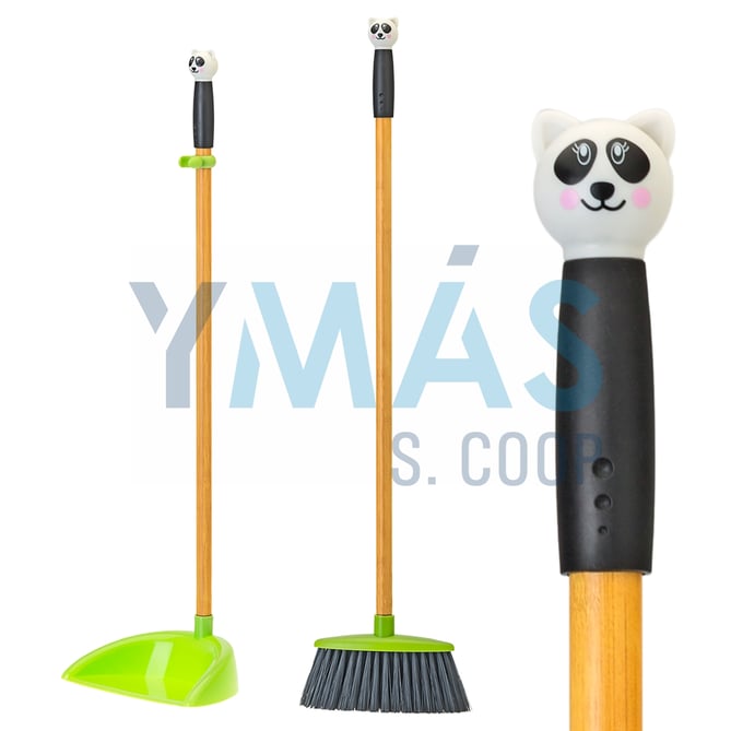 SET ESCOBA Y RECOGEDOR PANDA KIDS