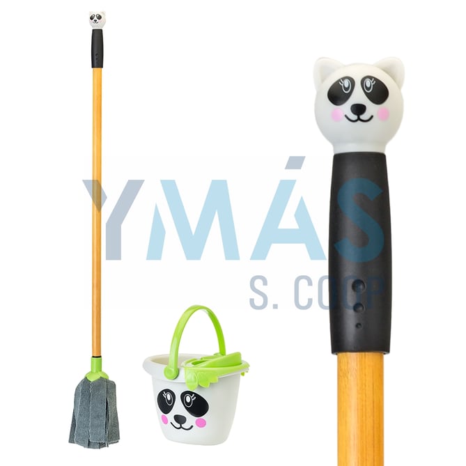 SET FREGONA Y CUBO 2L PANDA KIDS