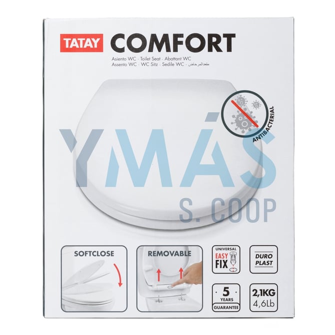 ASIENTO WC COMFORT BLANCO