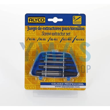 EXTRACTOR TORNILLOS Nº1-5 3-18MM 5PZAS
