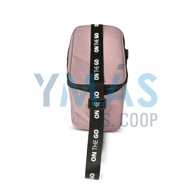 BOLSA TERMICA ROSA JASPEADA 4L