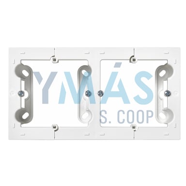 CAJA DOBLE SUPERFICIE BLANCO SIMON 10