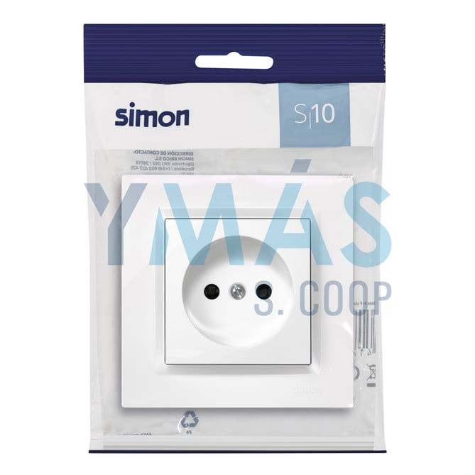 ENCHUFE BIPOLAR BLANCO SIMON 10