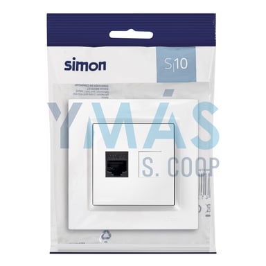 TOMA TELEFONO ETHERNET RJ45 BLANCO CAT.5E SIMON 10