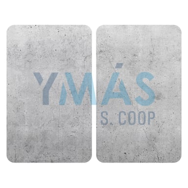 CUBRENCIMERA VIDRIO 2 PIEZAS 30X52 HORMIGON