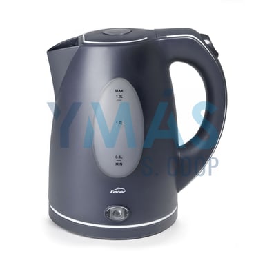 HERVIDOR AGUA GRIS 1,3L 2200W